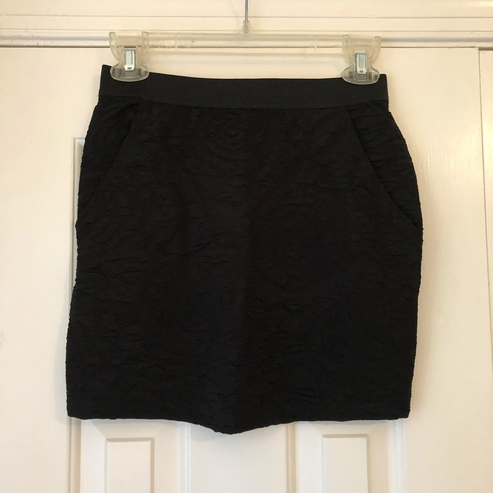Silence + Noise Black skirt